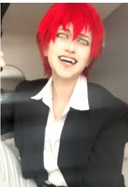 Karma cosplay re-do!! It just passed a year since I last cosplayed the goat  from one of my first animes! #karmaakabanecosplay #karmaakabane  #assasinationclasrooom #assasinationclassroomcosplay ...