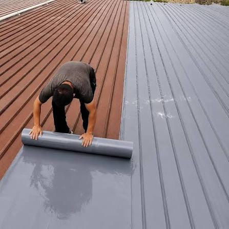 Waterproof Roof Repair Tape Roll Self Adhesive Aluminum Foil Leak Seal Tape for Metal Roof Corrugated Sheet Tile Roof RV Gutter Flashing Pipe Crack Repair UV Resistant Weatherproof Tape, 50cm x 5m :