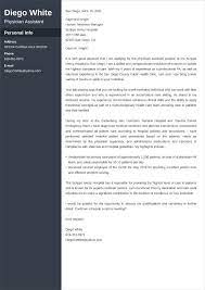 Cover letters are your first impression, so make it a good one. Physician Assistant Cover Letter Samples Templates To Fill