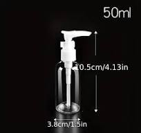 pet clear pump bottles lotion squeeze bottles clip pumps ...