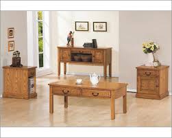 A heavy, solid dark oak coffee table constructed from 3 oak beams, with a further 2 shorter beams for bases. Winners Only Coffee Table Set Zahara In Light Oak Wo Azl100c Set