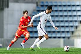 England's raheem sterling scores their first goal. England U21s Vs Andorra Final Score Scorers Dwight Mcneil Features Eddie Nketiah Scores Lancslive