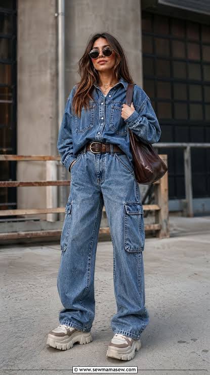 35 Denim Matching Set Outfit Ideas for Every Vibe - Sew Mama Sew