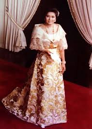 Traditional Filipino Wedding Clothing 001 Imelda Romualdez Marcos By Ramonlopez Modern Filipiniana Dress Modern Filipiniana Gown Filipiniana Dress