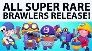 A page for describing characters: Every Super Rare Brawler Release Date Brawl Stars Stats Youtube