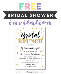 Our invitation templates for birthday invitations are all printable. Free Printable Editable Pdf Bridal Shower Invitation Diy Black Gold Foil Confetti Brunch Instant Download Edit In Adobe Reader Instant Download Printables