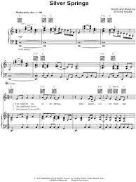 Account & lists account returns & orders account returns & orders Fleetwood Mac Silver Springs Sheet Music In A Minor Transposable Download Print Sku Mn0025668