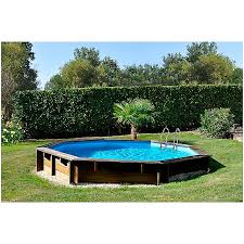 piscine exterieure hors sol ou semi enterree pas cher e leclerc piscine bois octogonale piscine bois piscine
