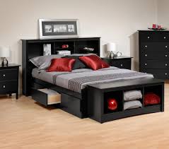 We've researched the best options for all types of budgets and needs. Platform Storage Bed W Bookcase Headboard Bed Size Full Color Black Walmart Com Walmart Com