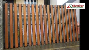 Contoh berikutnya pun masih mengedepankan susunan kayu jati yang horizontal, namun dengan susunan kayu yang lebih. Membuat Pagar Kayu Awet Dan Murah Youtube