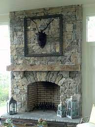 This gives you the flexibility to hang your mantel where you want it. Interior Inspiring Natural Stone Fireplace Design Ideas Feat Arched Front Side And With A Stone Fireplace Designs Stacked Stone Fireplaces Grey Stone Fireplace