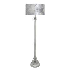 Find any lampshade fast with our. Large Nickel Diamante Candlestick Floor Lamp With Marble Grey Shade