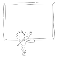 Using the red alt i like your colors page, you can find all color codes used by any web page on. Boy Writing On A Blackboard In Class Coloring Page Illustrations From Dibustock Children S Stories Illustration Experts