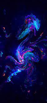 Neon triangle, vanishing point, pattern, purple, shape, geometrical, 5k, 8k. Neon Wallpaper Kolpaper Awesome Free Hd Wallpapers