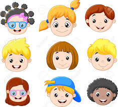 Examinamos también las opciones de tratamiento disponibles para cada tipo de. Juego De Cabezas De Ninos De Dibujos Animados Ilustraciones Vectoriales Clip Art Vectorizado Libre De Derechos Image 61197939