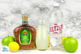 In a cocktail shaker, combine the apple crown royal, rumchata, cinnamon whiskey, and whipped cream vodka. Crown Apple And Lemonade 4 Ways Trop Rockin