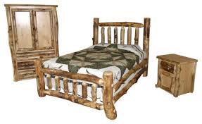 Check spelling or type a new query. 3 Piece Rustic Aspen Log King Bedroom Set Rustic Bedroom Furniture Sets By Furniture Barn Usa Houzz