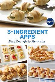 3 Ingredient Appetizers Easy Enough To Memorize Vegetarian Appetizers Easy Appetizers Easy Finger Food Cold Party Appetizers