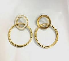 $195 Mignonne Gavigan Women's 14k Gold Plated Double Hoop Earrings | eBay