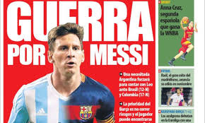Watch their opening game against colombia with bein sports. Barcelona Star Lionel Messi In Club Versus Country Stand Off With Argentina Desperate For Star Man To Return Soon Daily Mail Online
