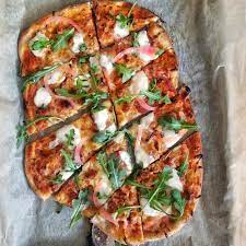 Gourmet Italian Sausage And Pepperoni Pizza With Arugula Mandy Olive Recipe Gourmet Sausage Veggie Sausage Sausage Flatbread