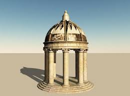 Roman Dome Garden Folly 3d Model 3d Model Architecture Exterior Architecture