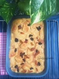 Untuk roti 10 keping roti 3 cawan susu rendah lemak 4 biji telur 4 sudu gula 1 sudu teh esen vanilla 4 sudu kismis / 1 kotak kecil kismis sedikit majerin kuah kastard 2 cawan susu rendah. Resepi Puding Roti Dengan Sos Kastard Blog Sihatimerahjambu