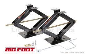 Check spelling or type a new query. Set 2 Bigfoot 5000 Lb 24 Rv Trailer Stabilizer Leveling Scissor Jacks W Power Drill Socket Full Install Kit 26044 Libratrailerparts