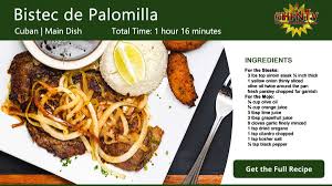 Sprinkle with adobo seasoning, black pepper, a little garlic powder, and lime juice on both sides. Bistec De Palomilla Butterflied Sirloin Steak Hispanic Food Network