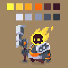 Latest Idle Study 64x64 11 Colors 4 Frames Pixelart Pixel Art Characters Pixel Art Games Pixel Art Tutorial