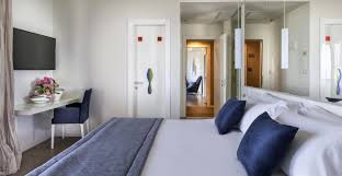 Guests enjoy free access at the beach village swimming pools. Hotel Nautico Riccione Sport