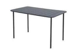 table de jardin de repas bistro rectangulaire anthracite 4 personnes leroy merlin table de jardin table bistro