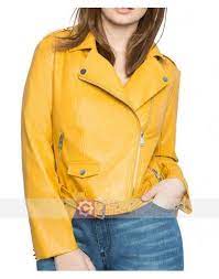 50 Off On Mustard Yellow Leather Jacket Plus Size Leather Jacket Faux Leather Jacket Women Leather Jackets Women