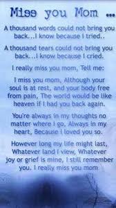 Its Unfair People Who Don T Appreciate Their Mother Still Have One But I Don T Mom Poems Miss Mom Mother Quotes