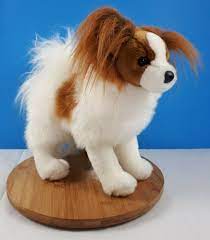 Douglas White And Brown Papillon Puppy Dog Plush Realistic Dog Show Style 12 Douglas Papillon Puppy Dog Show Dogs And Puppies
