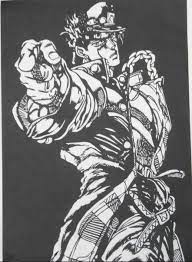 切り絵 ジョジョの奇妙な冒険 イラスト 切り絵 切り絵 図案