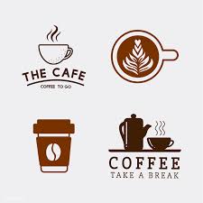 Set Of Coffee Elements And Coffee Accessories Vector Free Image By Rawpixel Com Coffee Shop Logo Vector Free Coffee Logo