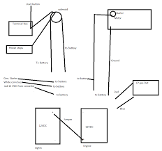 The rules of rv wiring are few, but they are vital. 1990 Fleetwood Flair Need Wiring Hookups For House And Chassis Batt 2 12 Vdc Have Wires Sketched Just Need To Know