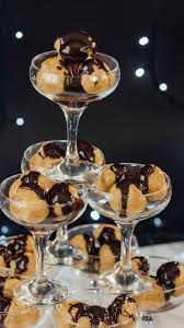 New Year S Eve Profiterole Tower Recipe Recipe Profiteroles Profiterole Tower Profiteroles Recipe