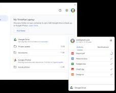 Image of Google Drive for desktop sync folders selection page on drive.google.com