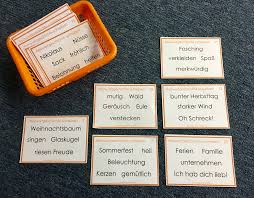 Reizwortgeschichte Unterrichtsmaterial In Den Fachern Daz Daf Deutsch Daf Worter Karteikarten