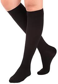Made In Usa Mojo Compression Socks For Circulation 20 30mmhg Opaque Knee Hi Support Stockings Closed Toe Black X Large Ab201bl4 Amazon Sg Fashion