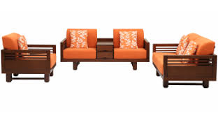 Spotless, showroom condition stylish design used only 18 months price: 22 Otobi Wooden Sofa Design