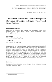 We did not find results for: Pdf The Market Valuation Of Interior Design And Developers Strategies A Simple Theory And Some Evidence