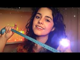 ASMR Inspecting & Measuring your face 💖Light triggers, Tracing, Measuring  Tape