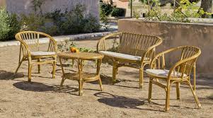 Salon De Jardin Rotin 1 Canape 2 Fauteuils 1 Table Sur Jardindeco Com Salon De Jardin Idees De Decoration Interieure Jardins