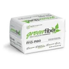 Greenfiber Low Dust Cellulose Blown In Insulation 19 Lbs Ins541ld The Home Depot Blown In Insulation Fiber Insulation Cellulose Insulation