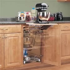 Kitchen Aid Mixer Storage No Problem With The Mixer Lift Modern Kitchen Storage Rev A Shelf Cabinets Organization
