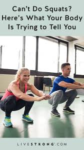 Can T Do Squats Here S What Your Body Is Trying To Tell You Livestrong Com Workout Quad Muscles Exercise