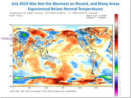 July 2019 Was Not The Warmest On Record Watts Up With That